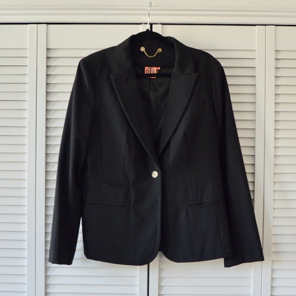 Tory Burch Black Blazer - Picture 1 of 9
